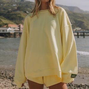 Daily Drills Oversized Crew - Lemonade XS/S